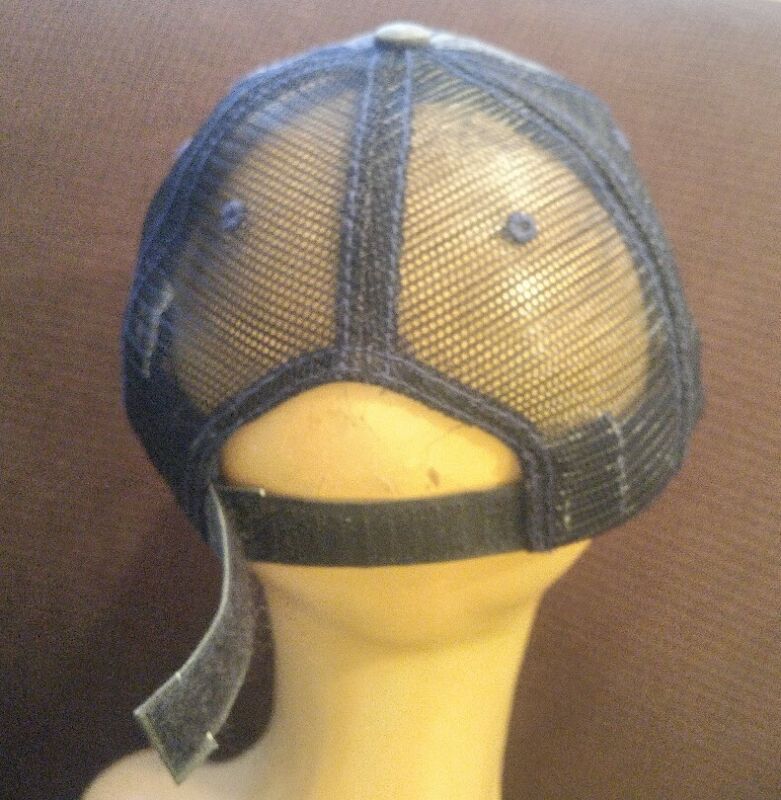 United States Air Force & Flag Distressed Baseball Cap Black Hat