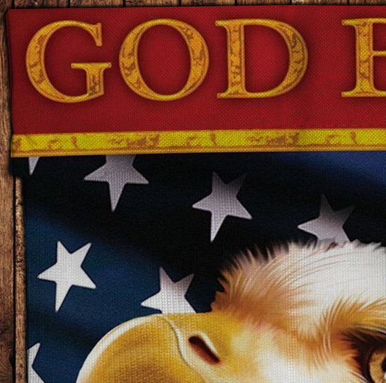 God bless america Veteran Garden Flag Double-sided Print