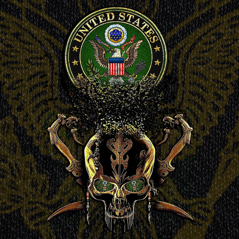 Skull US Army Hoodie