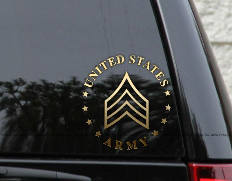 US Army Rank Decals  For Window Laptop