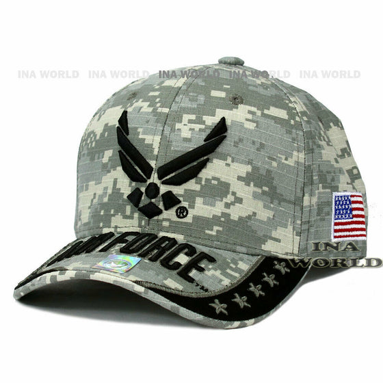 Official US Air Force Baseball Cap - Embroidered Military Hat, Adjustable Unisex, One Size Fits Most