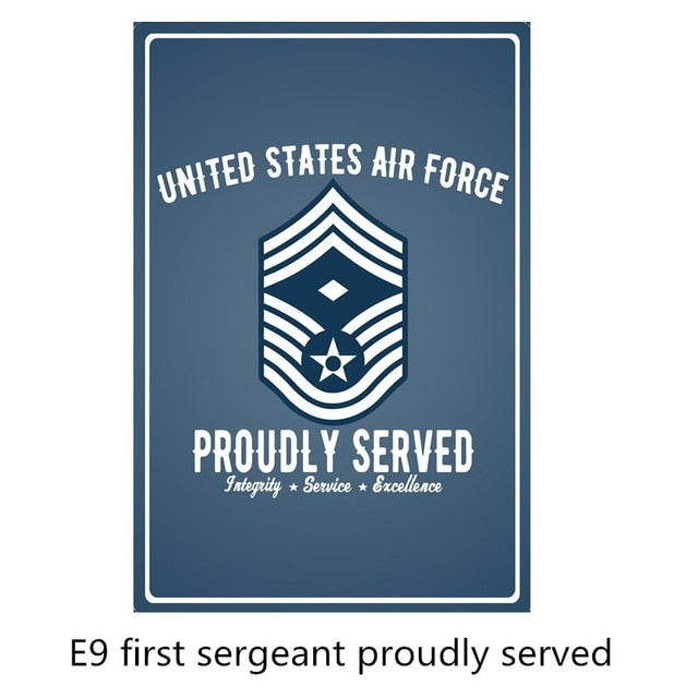USAF Air Force Metal Tin Signs 20x30 CM