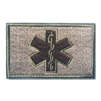 Emergency Medical Technician PARAMEDIC EMT Embroidered Patches Military Tactical Armband Hook&Loop Badge