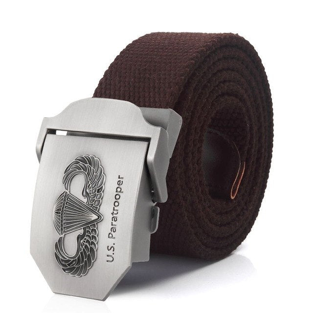 US paratrooper Metal buckle jeans belt Army tactical belts for Men strap male