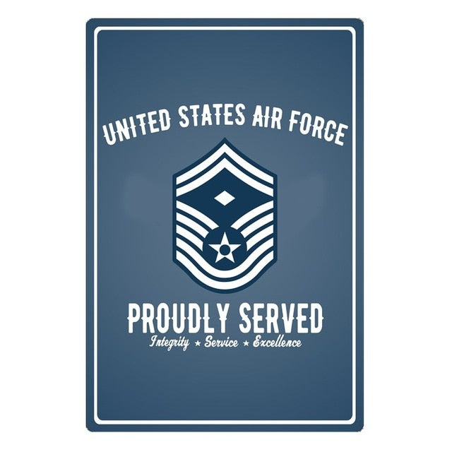 USAF Air Force Metal Tin Signs 20x30 CM