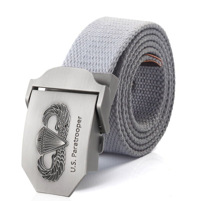 US paratrooper Metal buckle jeans belt Army tactical belts for Men strap male