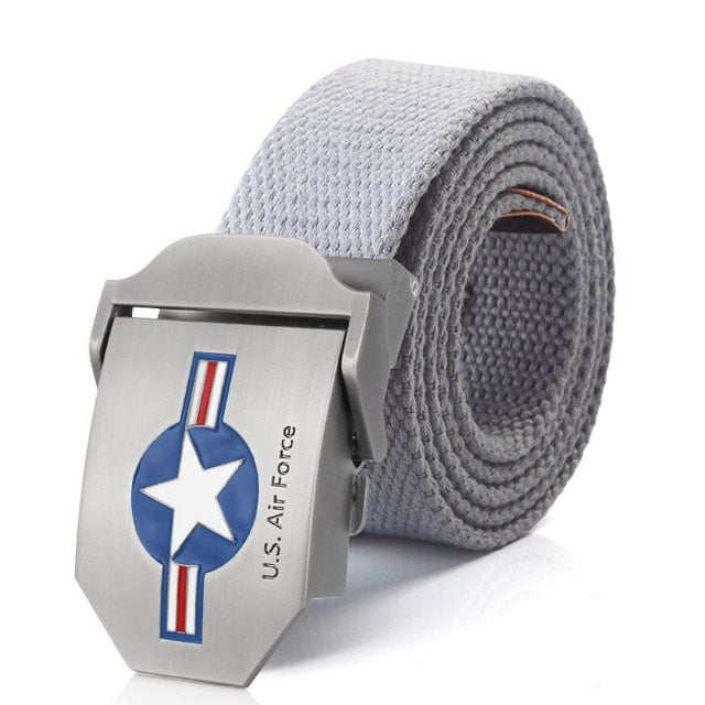 US Air Force Belt Metal buckle jeans waist belt Army tactical belts for Men strap male