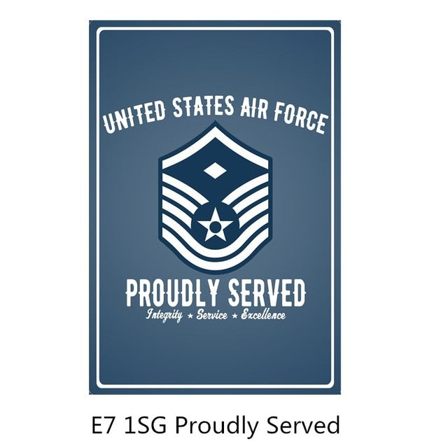 USAF Air Force Metal Tin Signs 20x30 CM