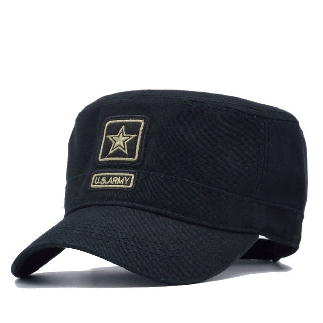 New Camo Flat Cap US Army Cap Men Baseball Cap