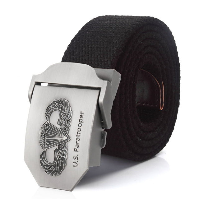 US paratrooper Metal buckle jeans belt Army tactical belts for Men strap male
