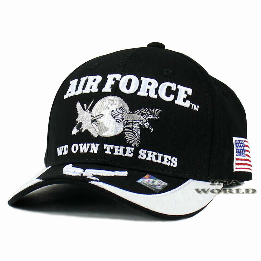 U.S.AIR FORCE Hat USAF Cap 'WE OWN THE SKIES' Official Licensed Baseball Cap