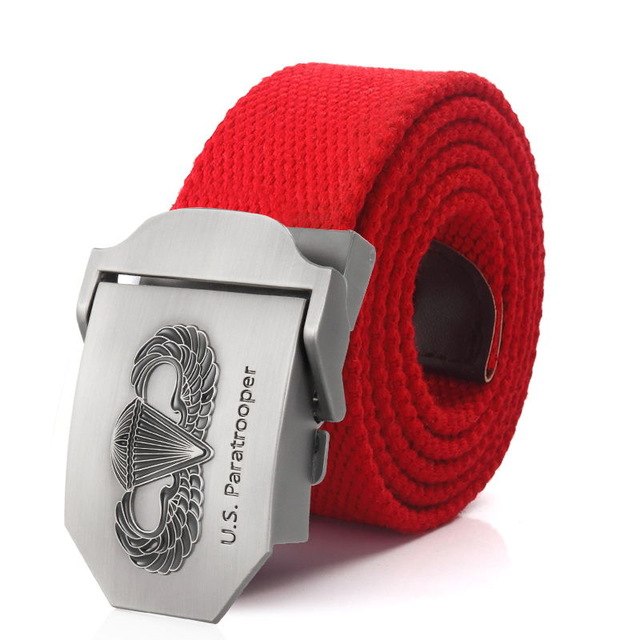US paratrooper Metal buckle jeans belt Army tactical belts for Men strap male