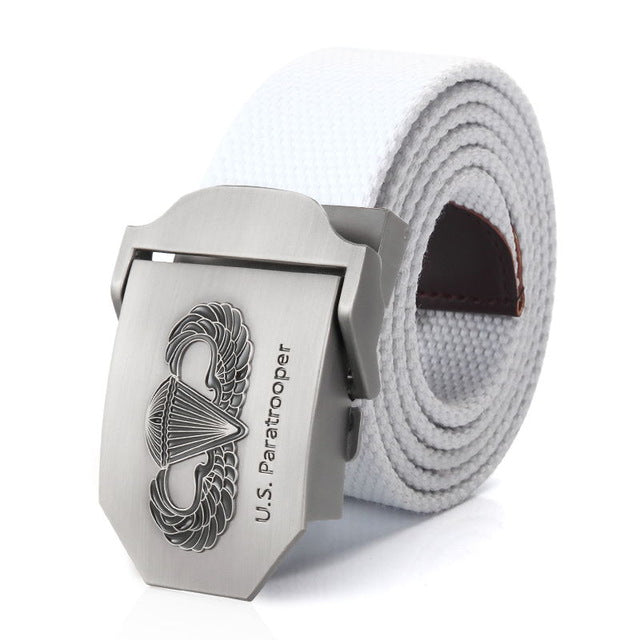 US paratrooper Metal buckle jeans belt Army tactical belts for Men strap male