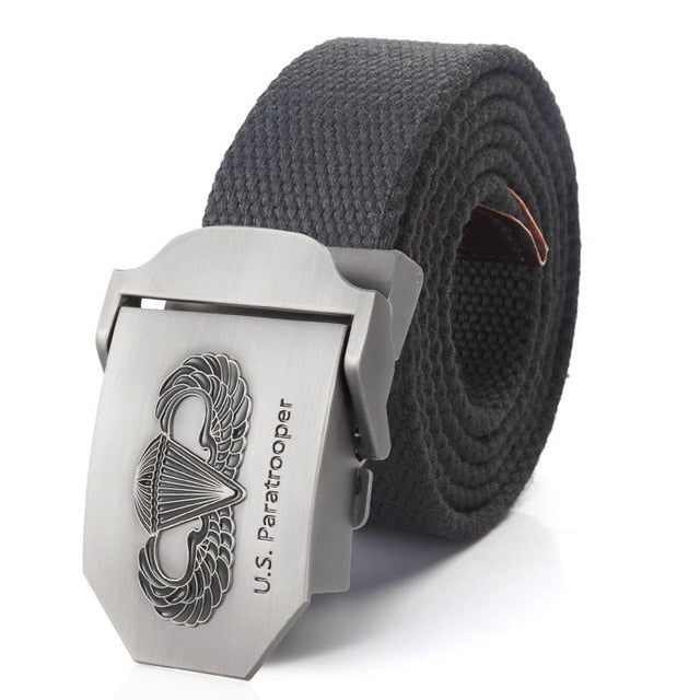 US paratrooper Metal buckle jeans belt Army tactical belts for Men strap male