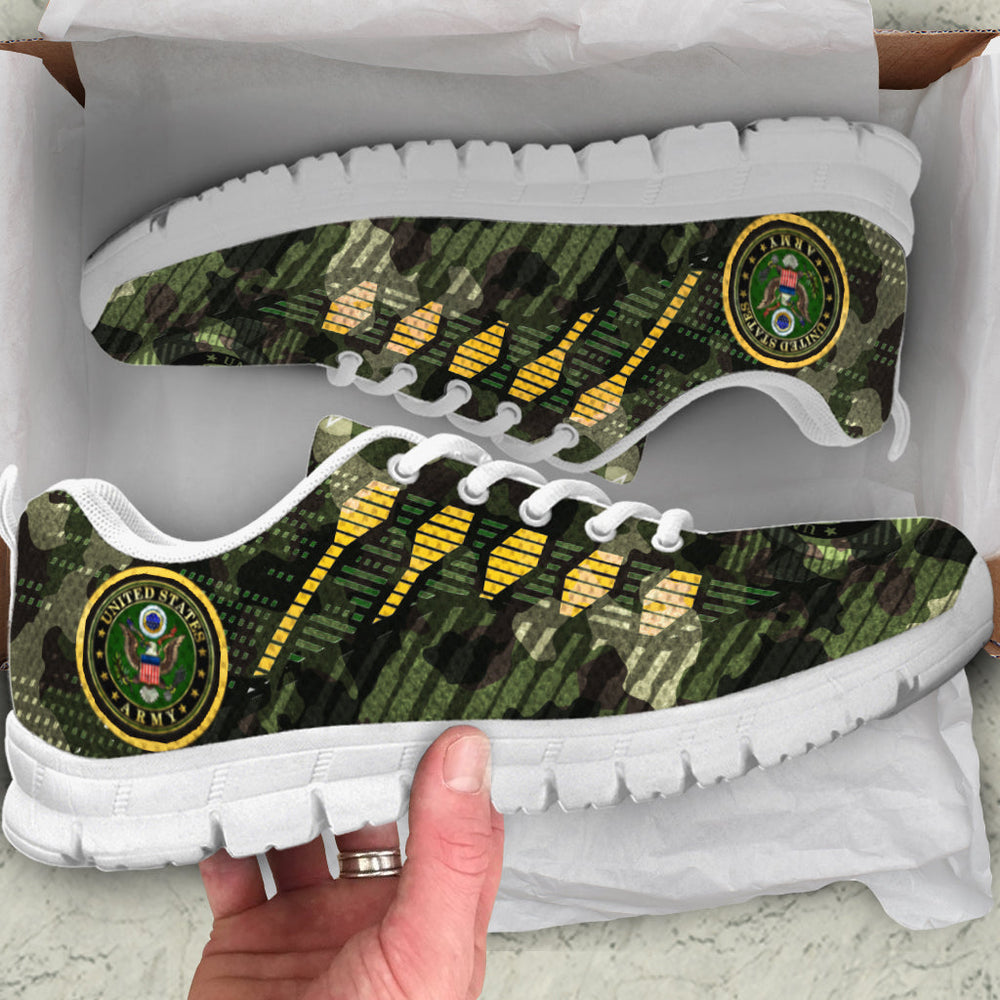 US Army Sport Camo Running Shoes