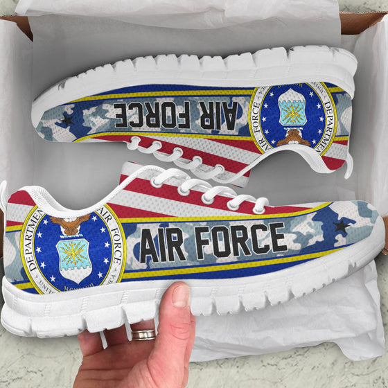 US Air Force Flag Camo Sneakers Running Shoes